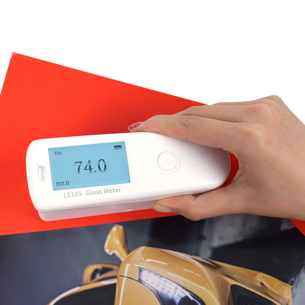 Gloss Meter LS195 Angle 60&deg; Software QC Mode High Precision CNAS Rechargeable