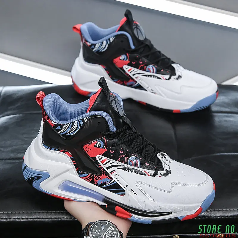 

Unisex Couple Basketball Sport Shoes Men Outdoor Sneakers Men Women Wear Resistant Air Cushioning Badminton Shoes