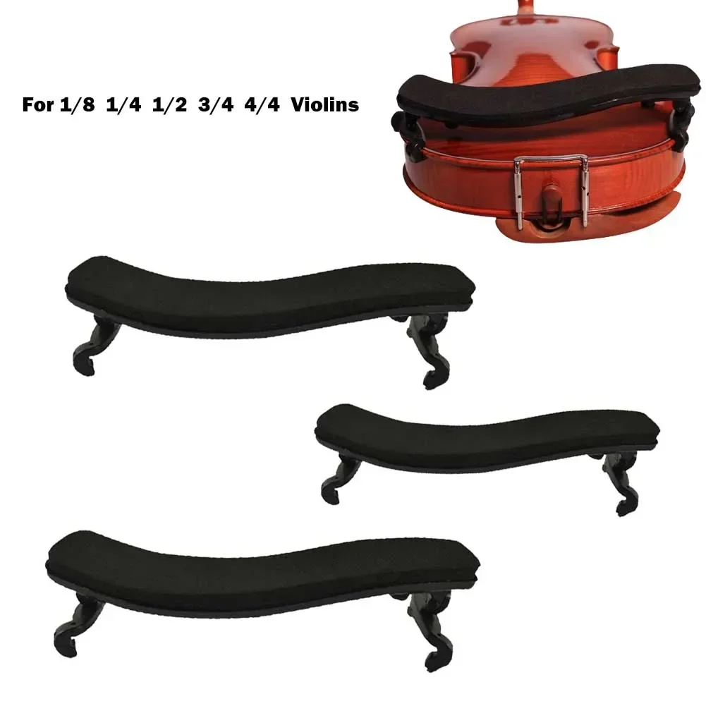 Violin Shoulder Rest Adjustable All Size For 1/8 1/4 1/2 3/4 4/4 Violins Soft Stringed Instrument Parts