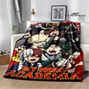 My Hero Academia Cartoon printed blanket Warm Flannel Blankets Soft and Comfortable blanket Home Travel Blanket Birthday Gift 5