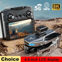 SG901 Pro / MAX GPS Drone Professional 8K HD Camera 5G WIFI FPV Dron with Obstacle Avoidance 4.5 Inch Screen RC Quadcopter Toys