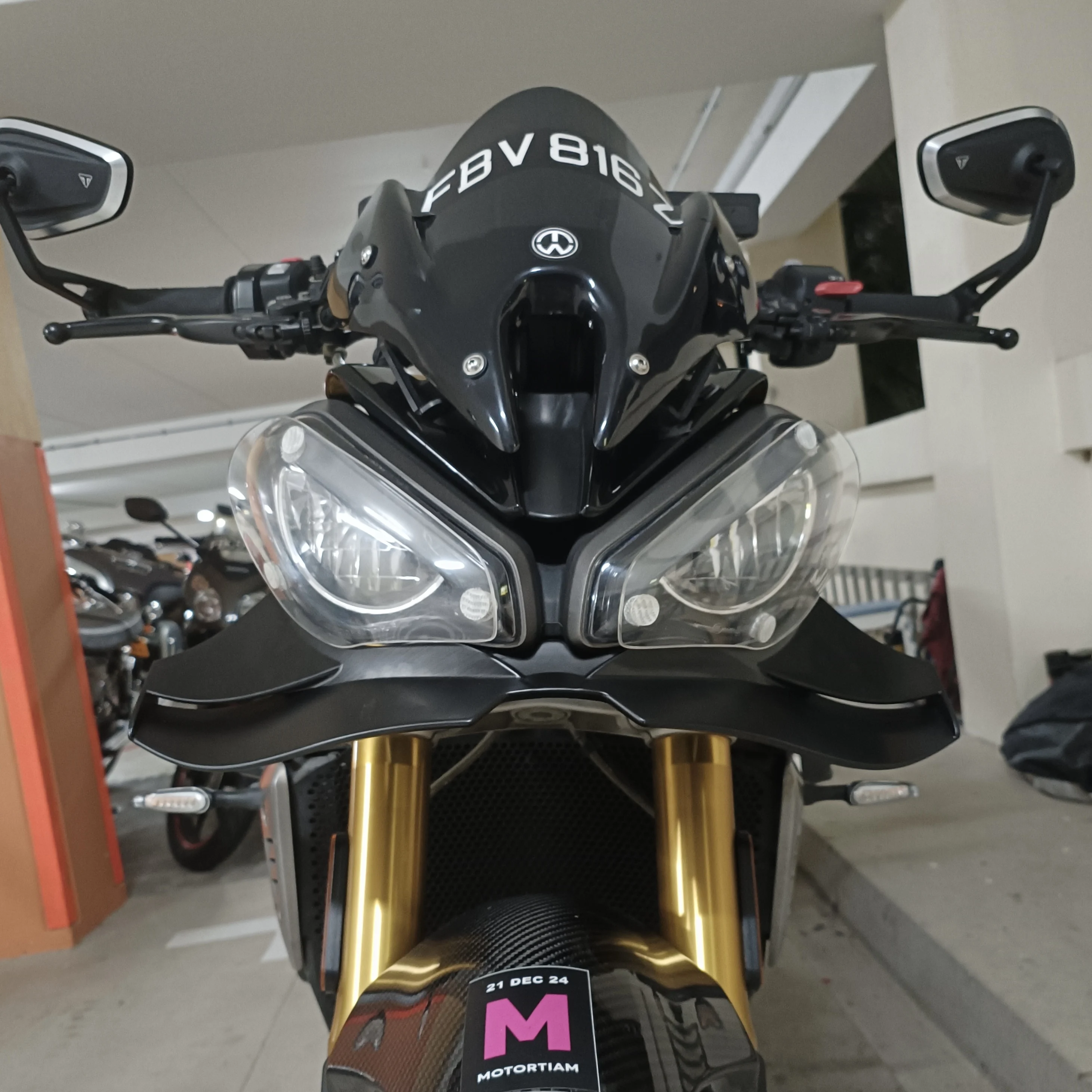 TRIUMPH SPEED TRIPLE 1050 05 10 carena posteriore codone destro