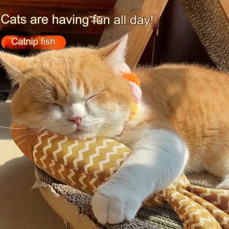 Cat Toys, Biting Fish, Pet Creativity, Fun Interaction, Simulated Fish Training, Home Play, Energy Consuming Pet Supplies