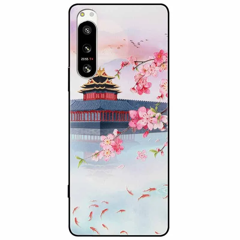 Cute 3D Embossed Relief Soft Silicone Back Cover with Cartoon Design