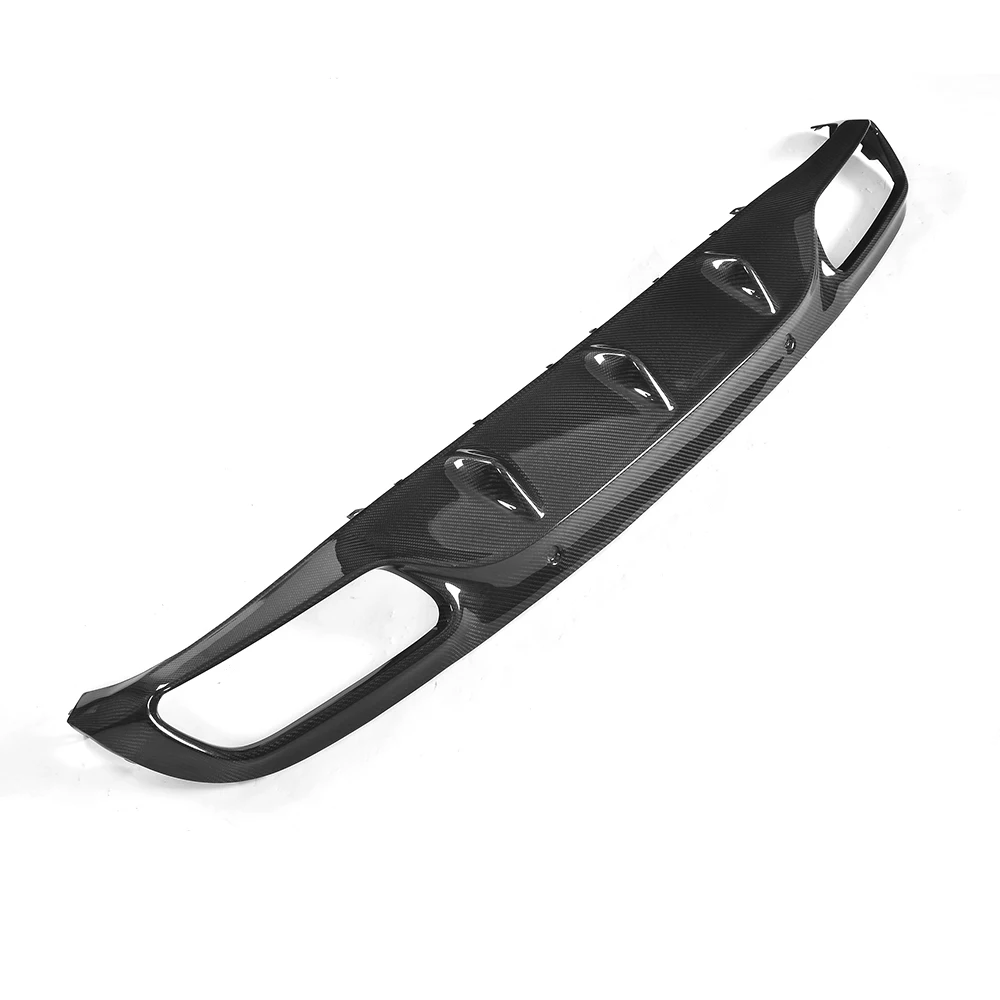 

C-Class W205 C63 Carbon Fiber Rear Diffuser Lip for W205 C63 AMG Coupe 15-17