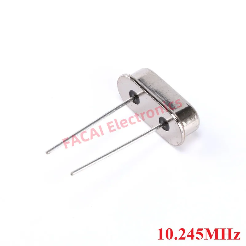 10pcs/lot 10.245MHz 10.245 MHz 10.245M Hz Mini Passive Resonator Quartz HC-49S Crystal Oscillator