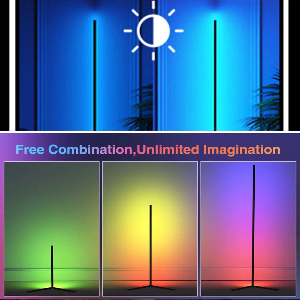 RGB LED ライトバー 4本セット S88e391f243914f2b975f4da48ad7e