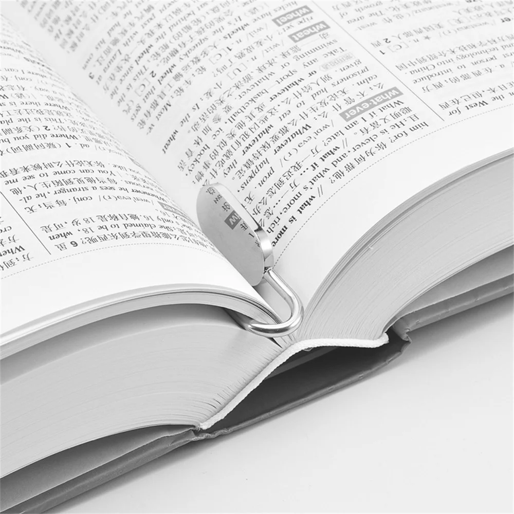 Metal Bookmark Bookmarks Stationery Supplies Simple Round Oval Metal Bookmarks Creactive Swan Neck Geometric Book Marks Reading Aid Tools Student Stationery Souvenir Gifts