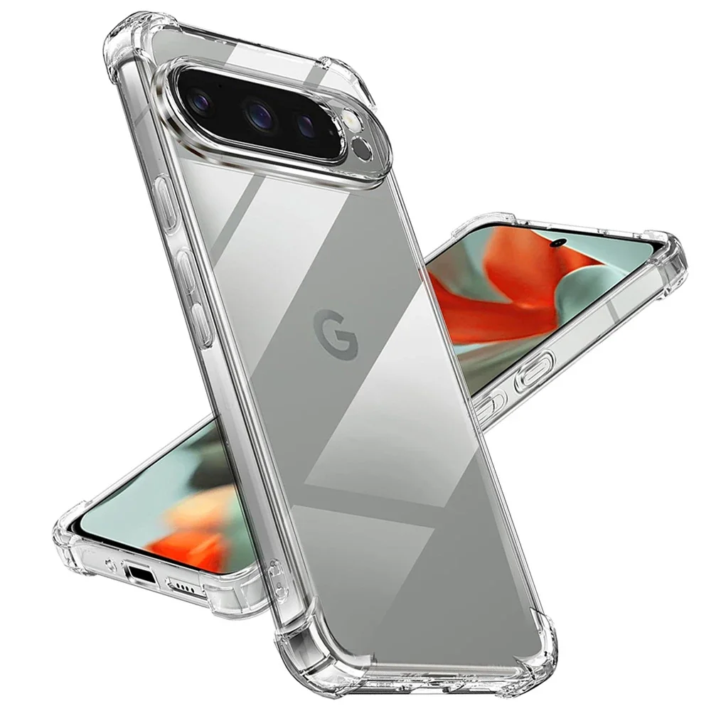 Durable Shockproof Armor Clear Phone Case - Soft Silicone Protective Cover