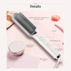 Electric Hair Brush Straightener Heating Combs Women Hair Styler Curling Iron Fast Hot Comb Heating Curler Hair Caring Tools 4