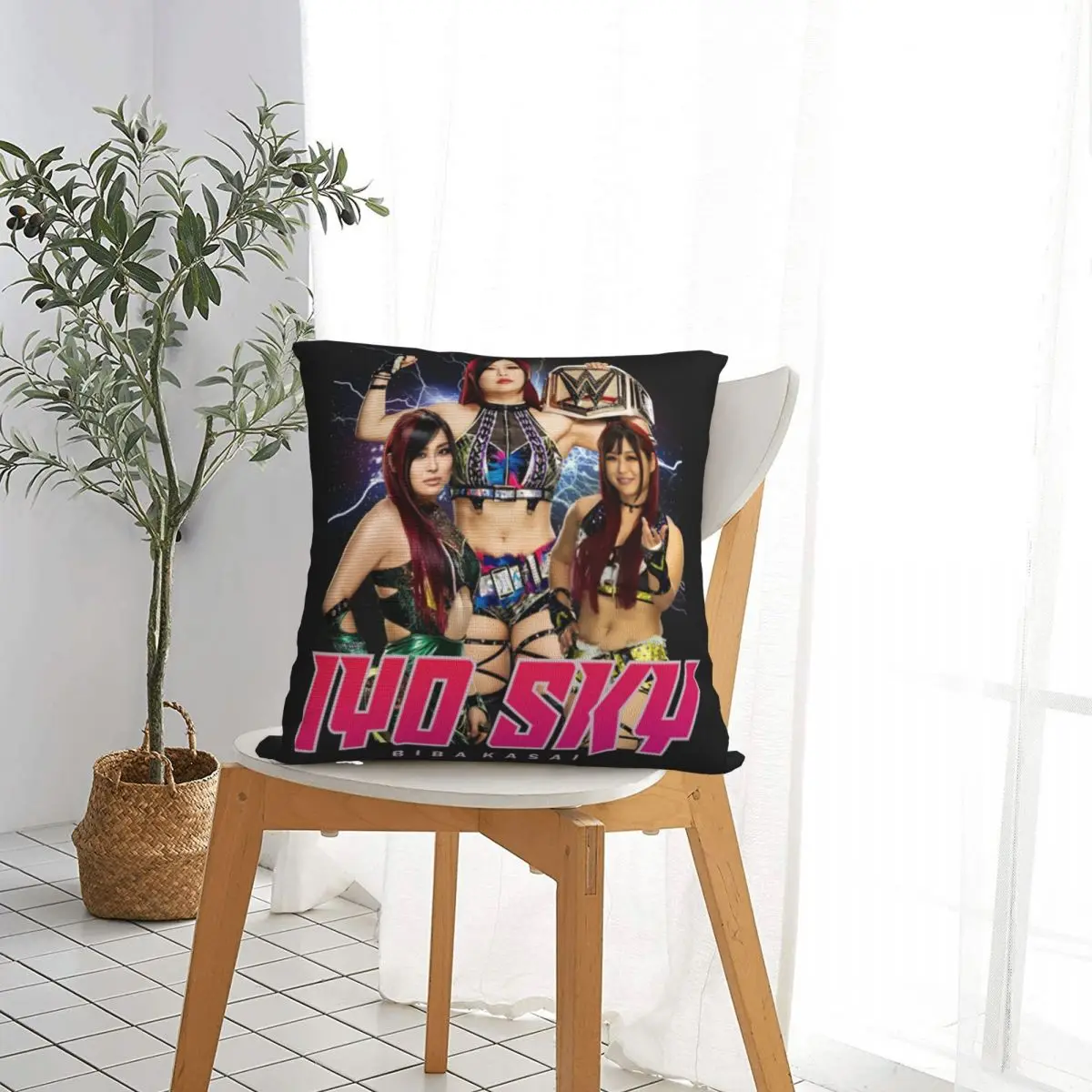 Iyo Sky Square Pillowcase Pillow Cover Cushion Zip Decorative Comfort Throw Pillow for Home Car 4