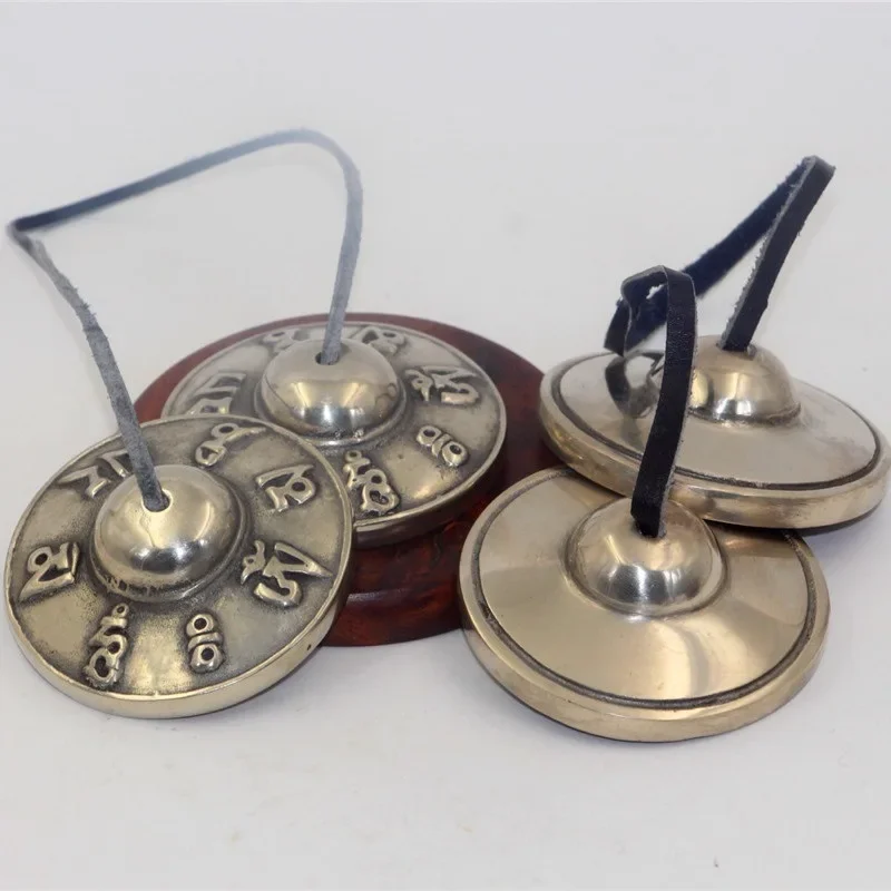 Yoga Healing Sounds Tibetan Musical Instrument Bell Diatonic Bells Musical Instrument Jingle Bells Meditation Plates hand bell