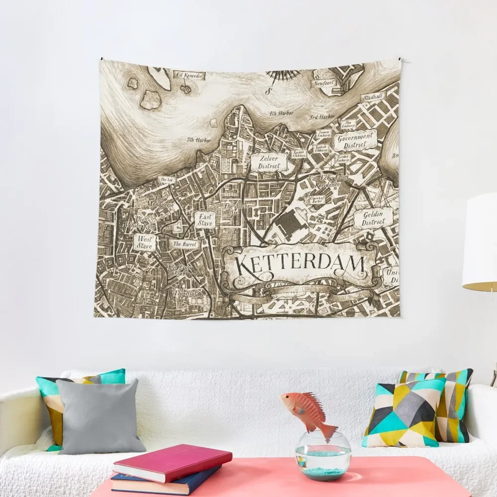 

Ketterdam (Sepia) Tapestry Art Mural Living Room Decoration For Bedroom Wall Decoration Items Tapestry
