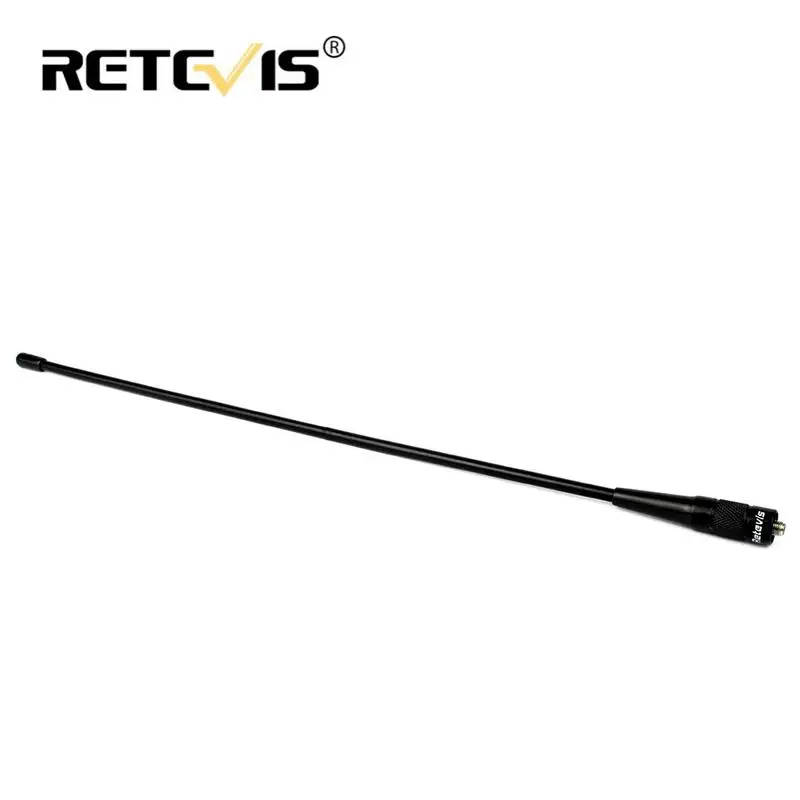 Antena dupla RHD-771 do ganho da faixa de retevis SMA-F para h777 kenwood 9030 faixa flexível walkie-talkie ganho macio para baofeng kenwood