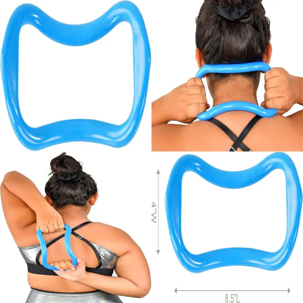 Ultra Blue Soothing Yoga Ring for Enhanced Joint Health and Flexibility-Ultimate Muscle Relaxation Massage Tool for Increased