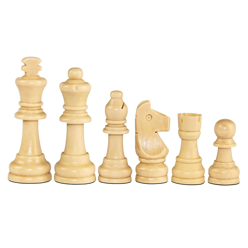 2.2inch King Figures Chess Game Pawns Figurine Backgammon Pieces Wooden Chess Pieces Tournament Staunton Wood Chessmen