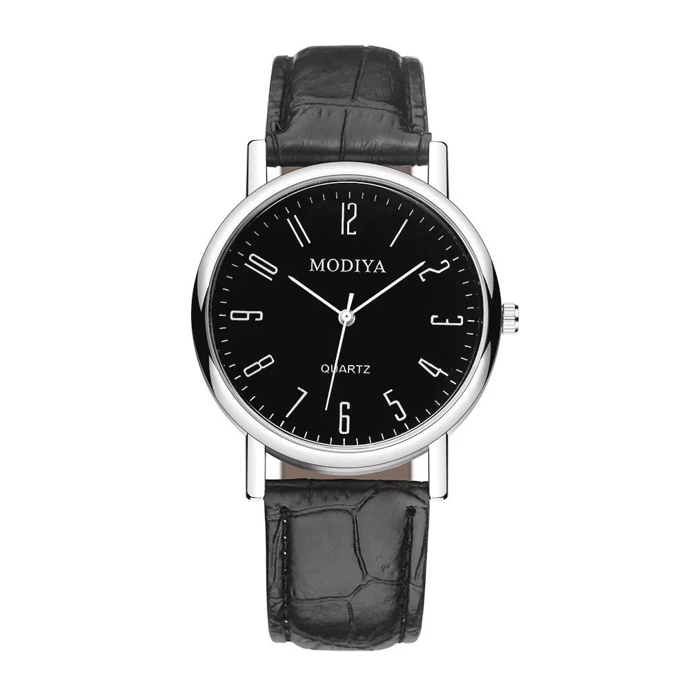 

MODIYA Simple Man Wristwatch Bussiness Retro Leather Belt Quartz Clock Male Watches Luxury Men Reloj Hombre Relogios Masculino