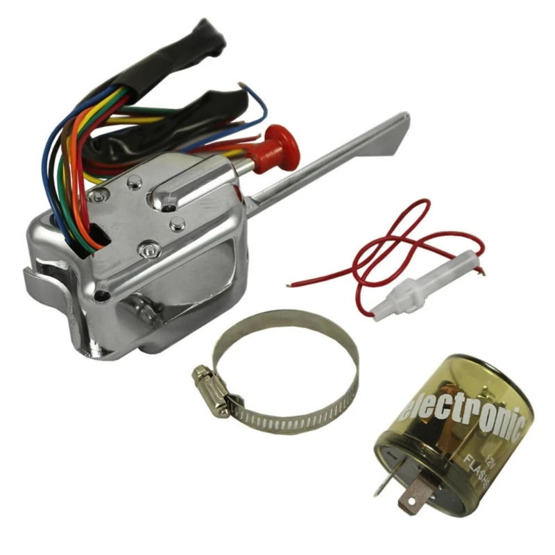 

BF88 12V Street Hot Rod Переключатель указателя поворота для P021-TS-HL101 Универсальный с мигалкой
