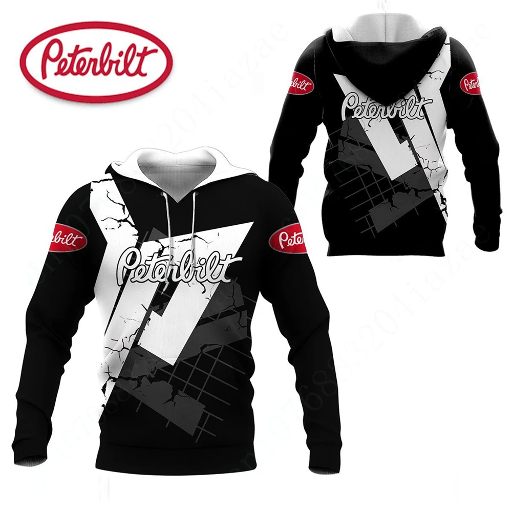 

Peterbilt Sweatshirt Harajuku Hoodies Casual Zip Hoodie Anime Hoodies For Men Women 3D Printing Pullover Top Unisex Clothing