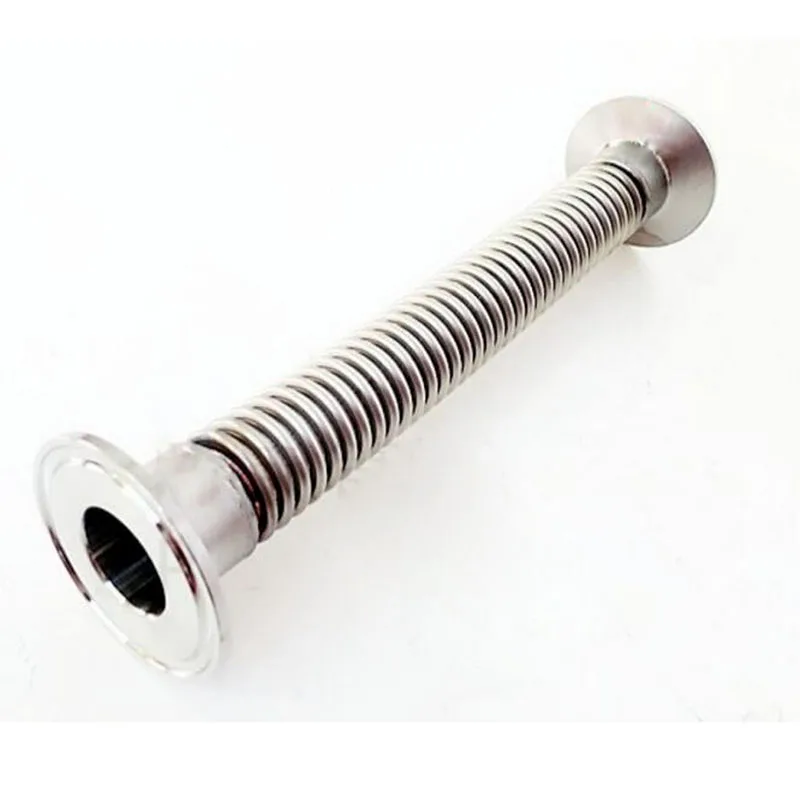 

Sanitary Tri Clamp Bellows Stainless Steel SUS304 Pipe OD 25/32/38/45/51/63/76mm Length 0.5m/1m
