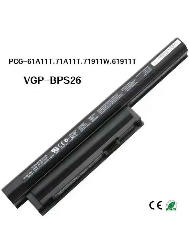 

100% Original 4000mAh for Sony VGP-BPS26 BPL26 CA26EC EG38 PCG-61A11T PCG-71A11T PCG-71911W PCG-61911T PCG-71911X Laptop Battery