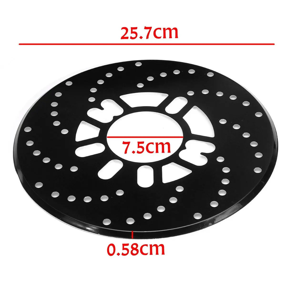 2pcs/set Disc Brake Rotor Cover Dust-proof Aluminum Brake Cover Decoration Universal For 14" Drum