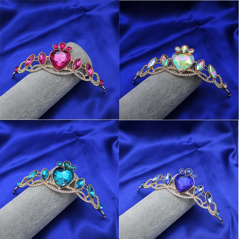 ChildrenTiarasandCrownsHeadbandKidsGirlsBridalCrystalCrownWeddingPartyAccessiories