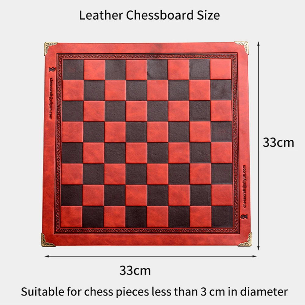 Horror Theme Chess Resin Material Hand-painted 32 Pieces with Embossed Leather Chess Board Gift Board Games Can Choose From Many - Image 6