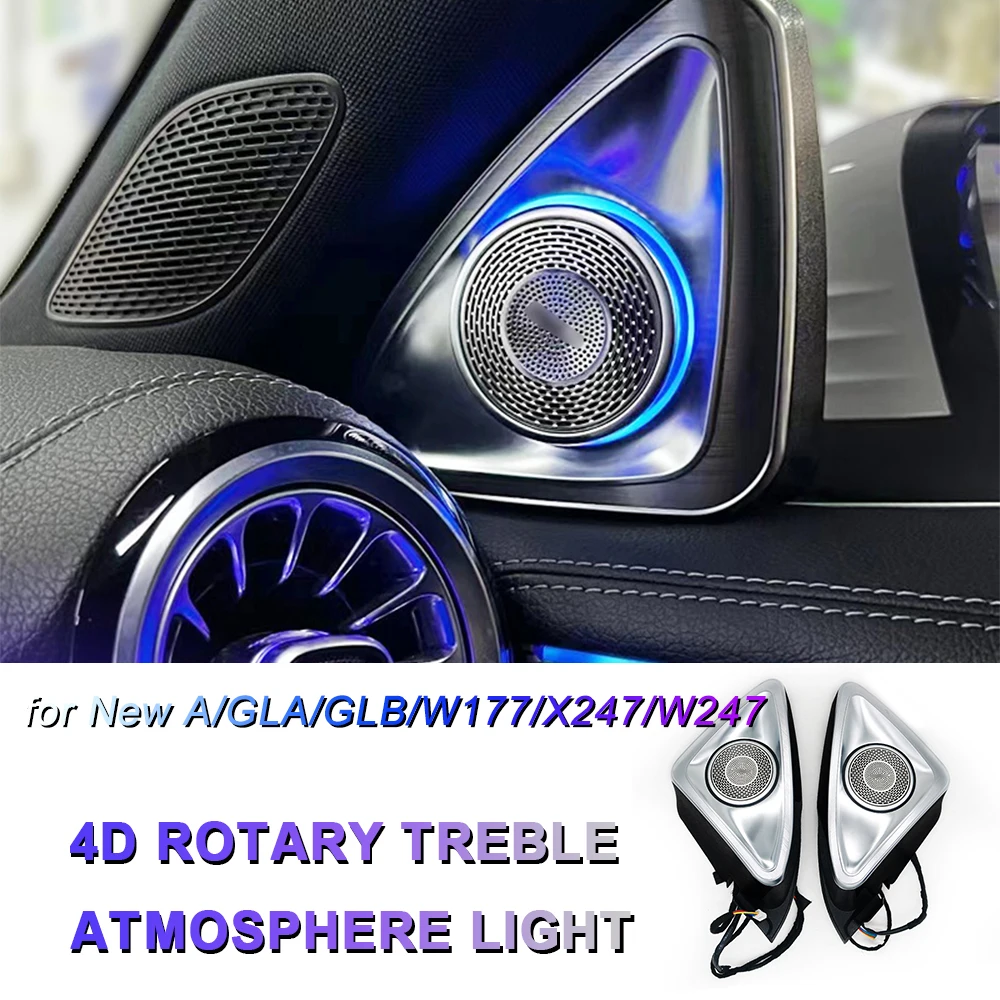 

Для Mercedes Benz New A Class GLA GLB W177 X247 W247 4D Автомобильная фотолампа с регулируемым вращением и тройным динамиком