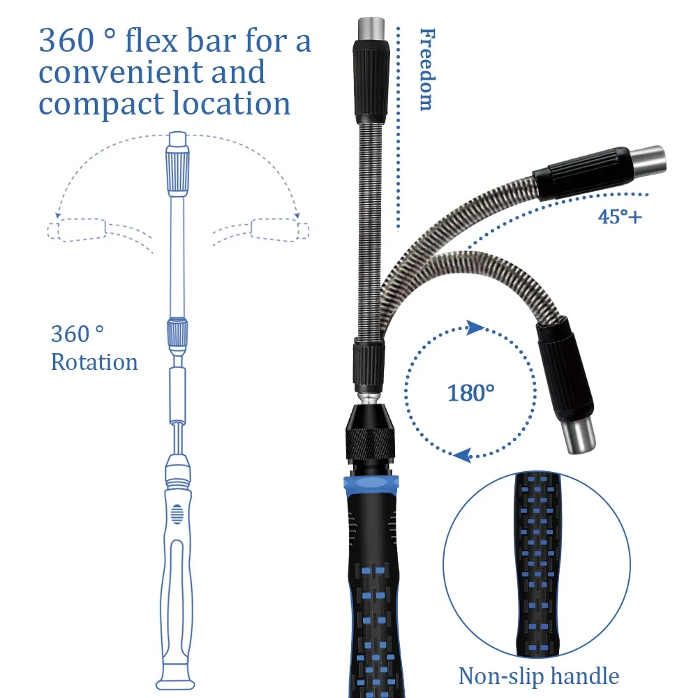 KING'SDUN Precision Chave De Fenda Set, 170 em 1