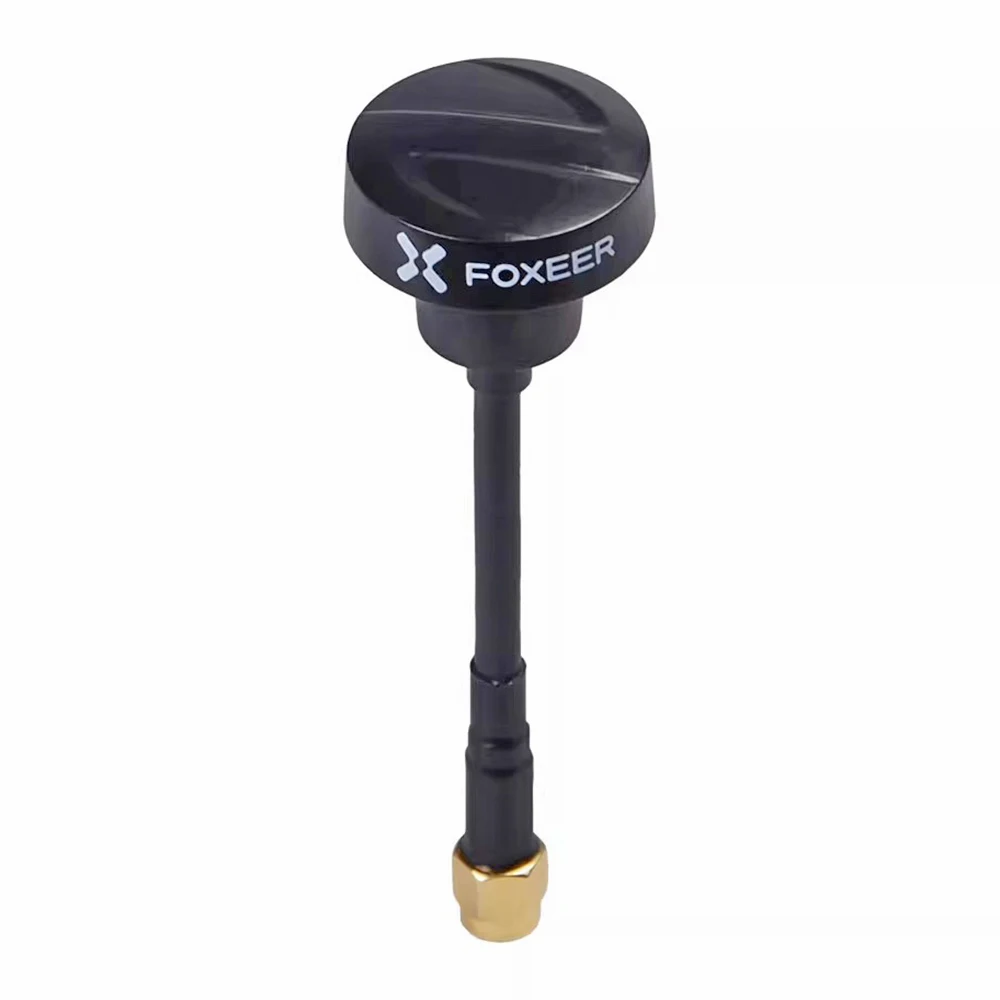 Antenne FPV pour drone SMA RP-SMA 150mm avec connectique haute qualité, comparée à une règle pour l'échelle.