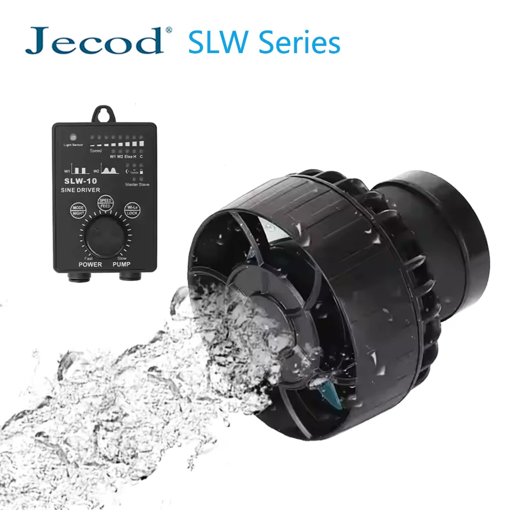 Jebao Jecod SLW Series Manual Control Constant Compatible SINE Aquarium Wavemaker Pump Freshwater Saltwater Fish Tank