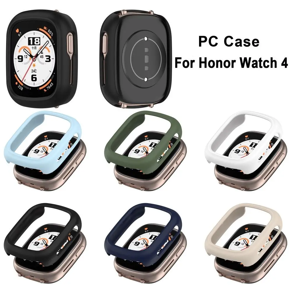 

Hard Shell PC Cover New Bumper Smart Case Accessories Watch Protective Frame for Honor Watch 4 Smart Watch