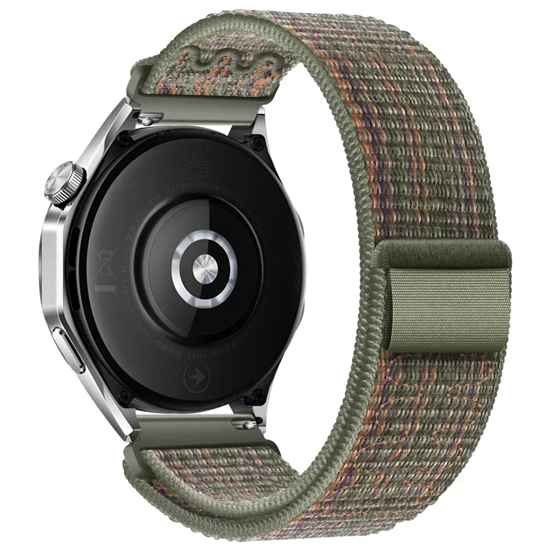 Enhanced Nylon Smart Watch Strap, Adjustable 20-22mm Band, Compatible with Various Smartwatch Models