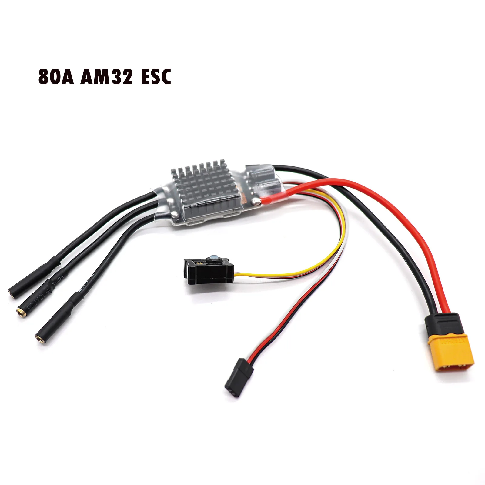 トラクサス　ブラシレスモーター　ESC 3セル対応 RCクローラー用ブラシレスモーター,am32,80aプログラム,esc,防水,3520