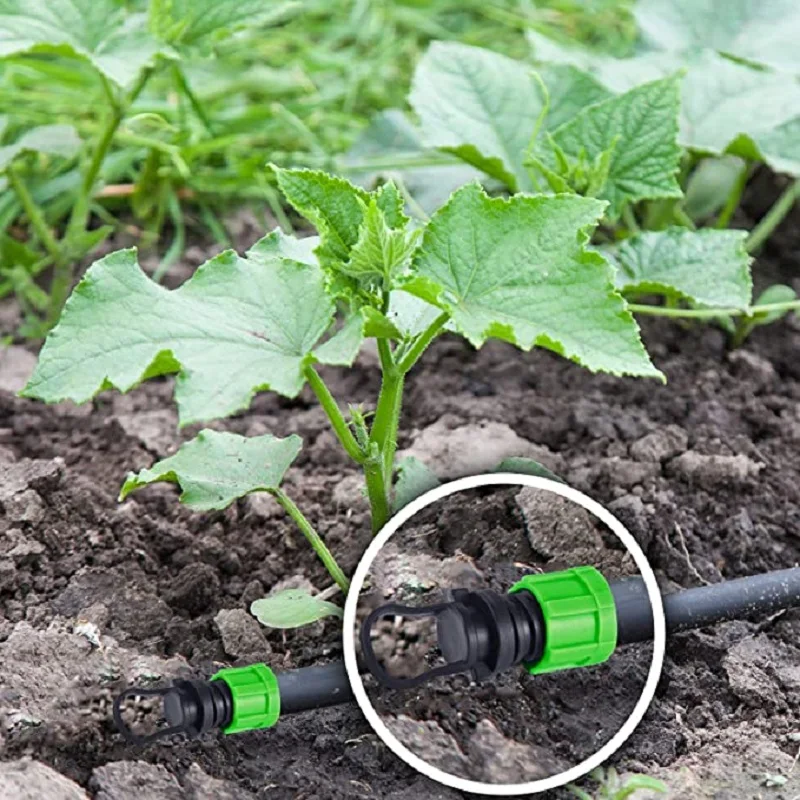 2/5/10 pezzi di irrigazione a goccia tubo di blocco spina 1/2 universale tappo di estremà raccordo compatibile con 16-17mm tubo di gocciolamento spruzzatore