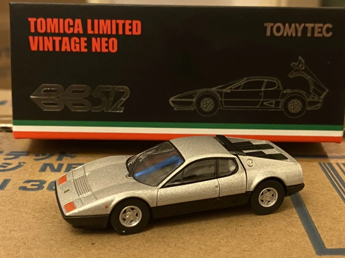 

Tomytec TOMICA TLV LV-NEO Ferrari BB512 (silver) 1/64 alloy car model