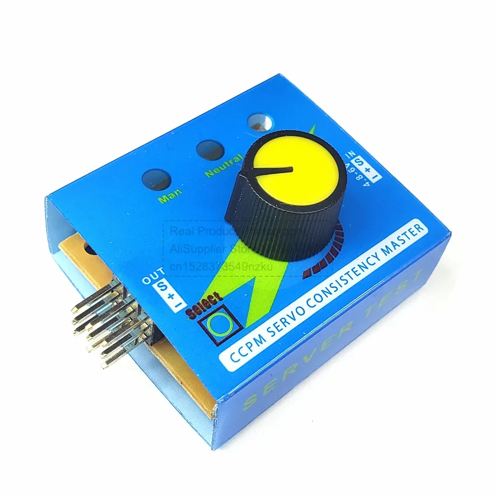 Testeur ESC Servo Digital affichant les paramètres de contrôle moteur et servo
