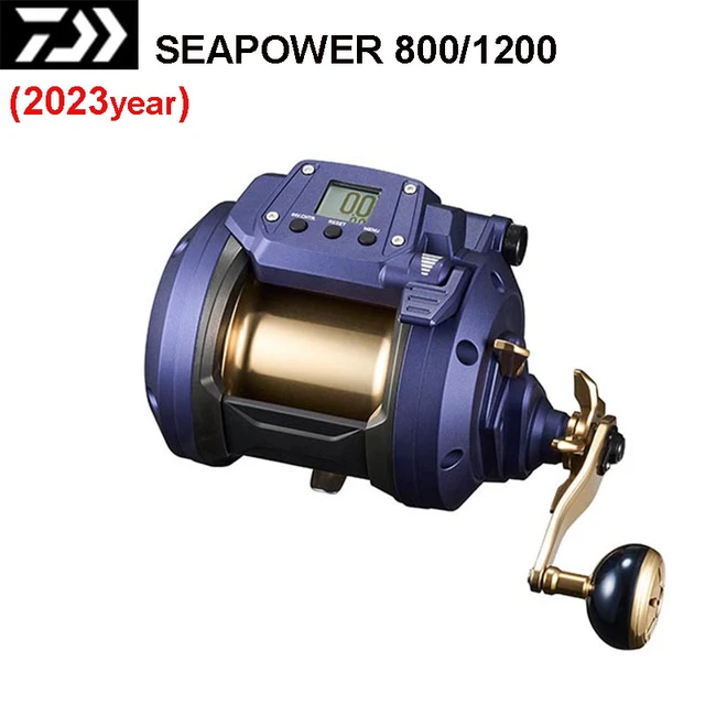 DAIWA 2023 Original Fishing SEAPOWER 800 Reels 500JP300J 500JS 500MJ 800J  800MJ 800MJS 1200MJ lectric Count Wheel Made in Japan - AliExpress