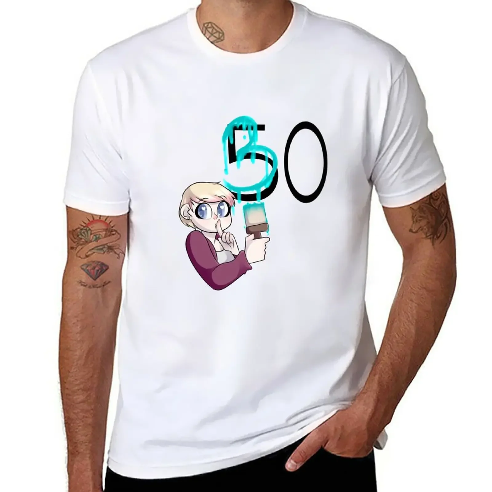 

30, not 50 T-Shirt anime clothes boys whites men clothing