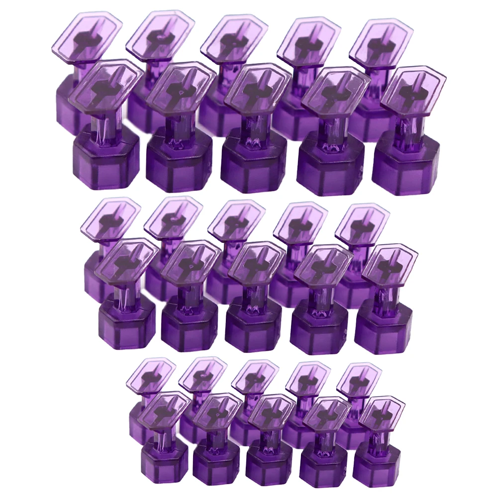 

10x Nylon Purple Glue Tabs Dent Removal Tools Auto Paintless Dent Repair Glue Tabs Universal For Automobiles Motorcycle Vehicle