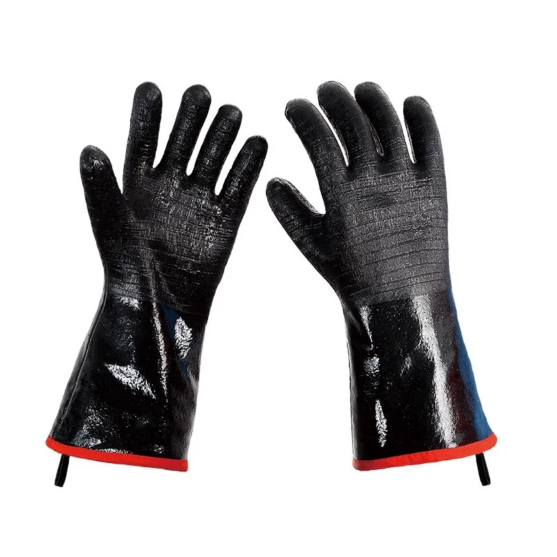 Guanti Da Forno Resistenti Al Calore 800°C - Antiscivolo, Per Barbecue, Griglia, Forno - Foto 4