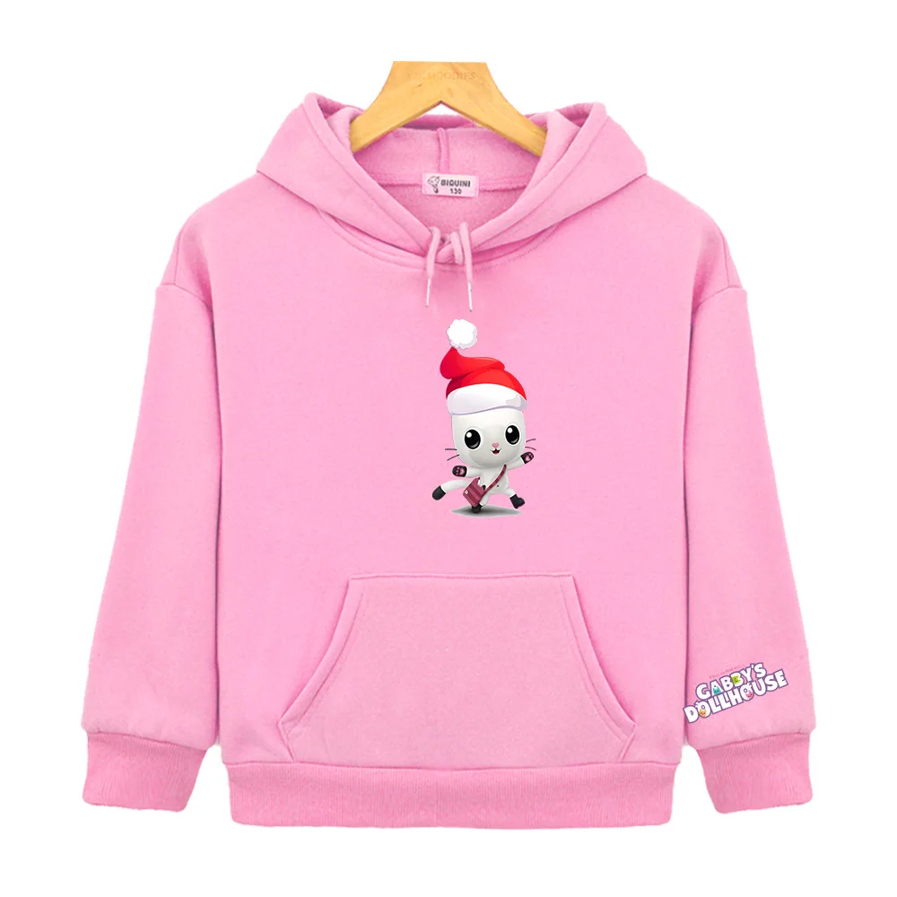 

Gabbys Dollhouse Child Hoodies Cartoon Sweatshirts Baby Boys Pullover Top Girls Autumn Clothes Children's Hoody Long Sleeve Cute