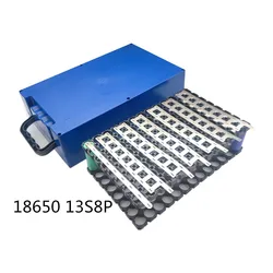High-Capacity Lithium Battery Box with Durable Nickel Shell and ABS Holder for DIY Electric Vehicles (Case holder nickel)