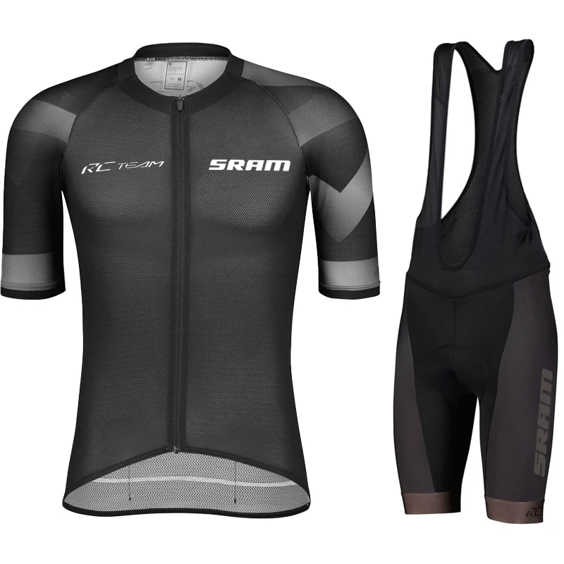 Men's Bike Clothing SRAM Man Cycling Pants Gel Clothes Cycle Jersey Spring Summer Uniforms Tricuta Mtb Bicycle Mens Jacket Set 6