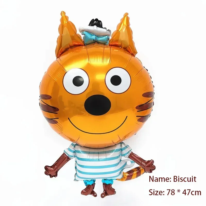 Birthday party decoration cat themed aluminum foil balloons family outing supplies kindergarten graduation commemoration 5pc party decorations party supplies foil birthday balloons balloon decorations balloon decoration kit inflatable balloons foil balloons aluminum foil balloon