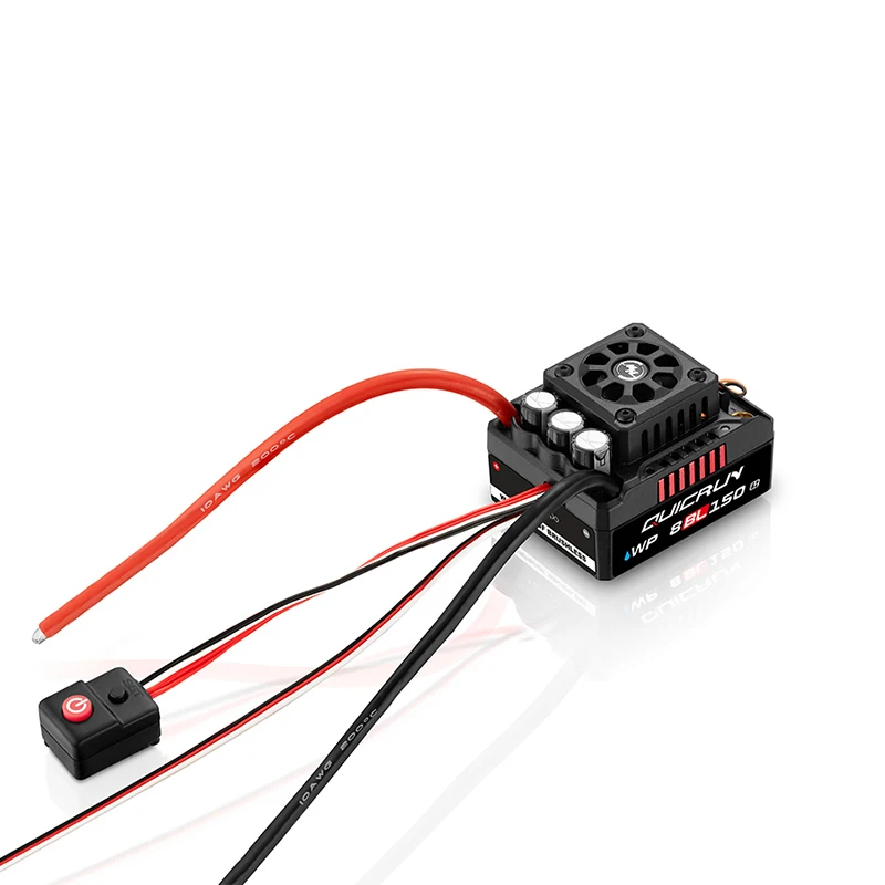 RC Speed Controller Original HOBBYWING QuicRun WP 8 BL150 G2 3 6S Waterproof Speed ​​Controller Sensorless Brushless ESC For 1/8 RC Truck