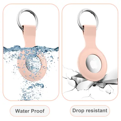 Cover for Apple Airtags Case Silicone Protective Shell Tracker Accessories Anti-scratch Sleeve Keychain For Apple Air tag case - Image 3