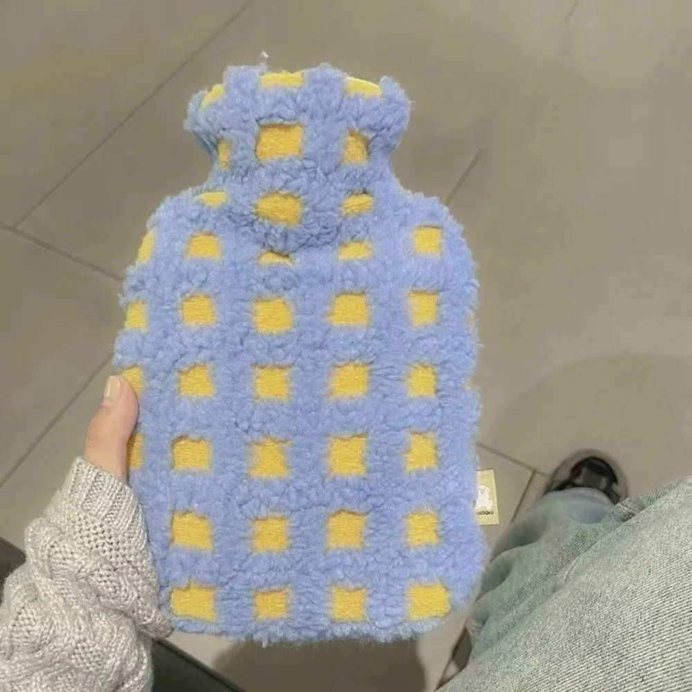 Reusable Hot Water Bag Water Filled Thickened Hand Warmer Soft Large Capacity Detachable Warm Handbag Winter