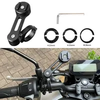 Universal Motorcycle Sheep Pedal Imitation Race ADV Street Bike Handlebar Motorcycle Navigation Mobile Phone Holder 5